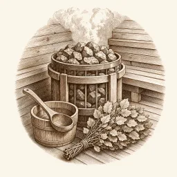 Massage and sauna after a beer spa